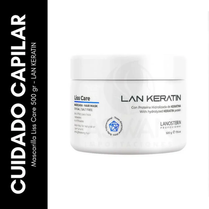 Mascarilla Liss Care 500 gr - LAN KERATIN