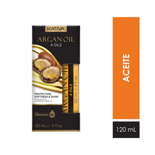 Oleo Argan 4 oils Protección suavidad y brillo 120 ml