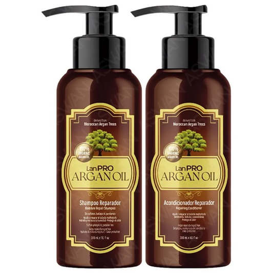 Pack Argan Oil Shampoo + Acondicionador 300 ml - LanPRO