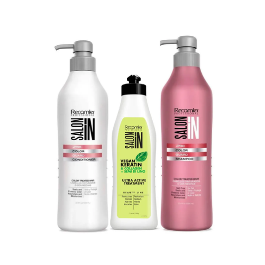 Color Guard Shampoo Acondicionador 1L y Tratamiento Ultra Active 500 ml SALON IN