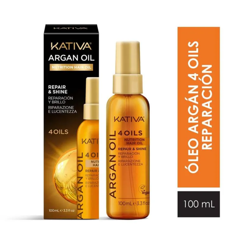 Oleo Premium Nutritivo Kativa Argán Botella 100 ml