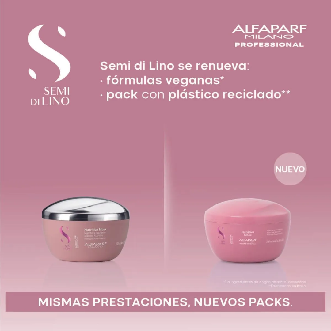 Tratamiento Capilar Moisture Semi Di Lino 200 ml
