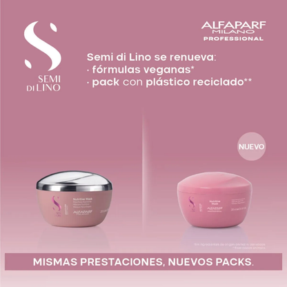 Tratamiento Capilar Moisture Semi Di Lino 200 ml